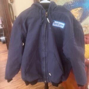 Navy Blue “Berne” Hooded Jacket size XL